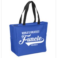 World's Greatest Funcle Fun Uncle Zip Tote Bag