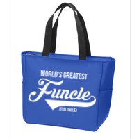 World's Greatest Funcle Fun Uncle Zip Tote Bag