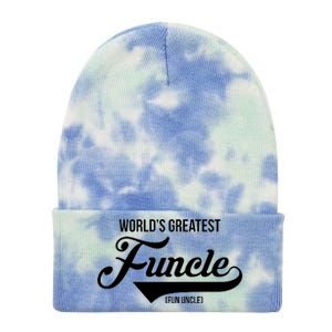 World's Greatest Funcle Fun Uncle Tie Dye 12in Knit Beanie