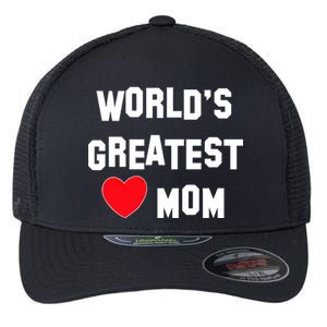 World's Greatest Mom Flexfit Unipanel Trucker Cap