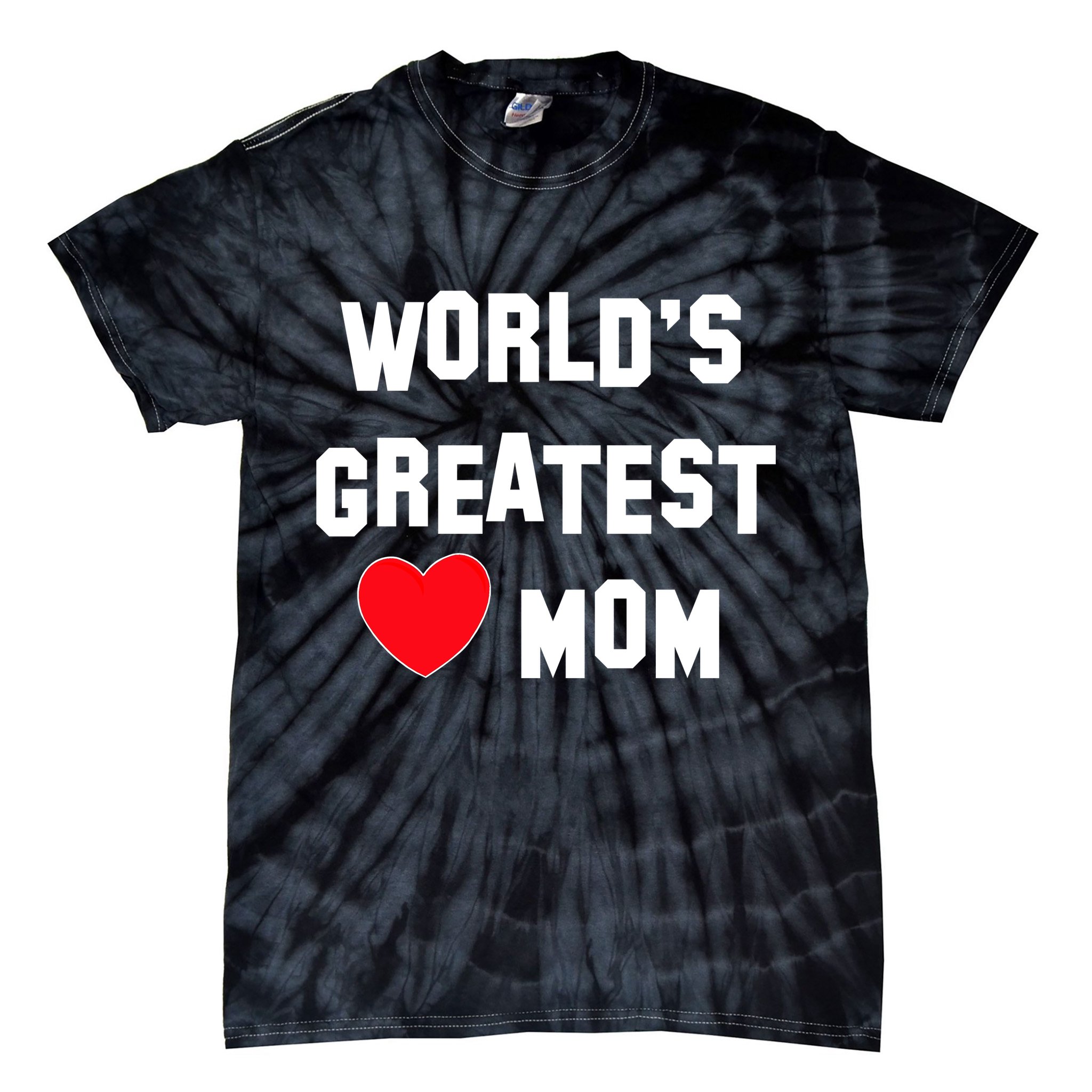 World's Greatest Mom Tie-Dye T-Shirt