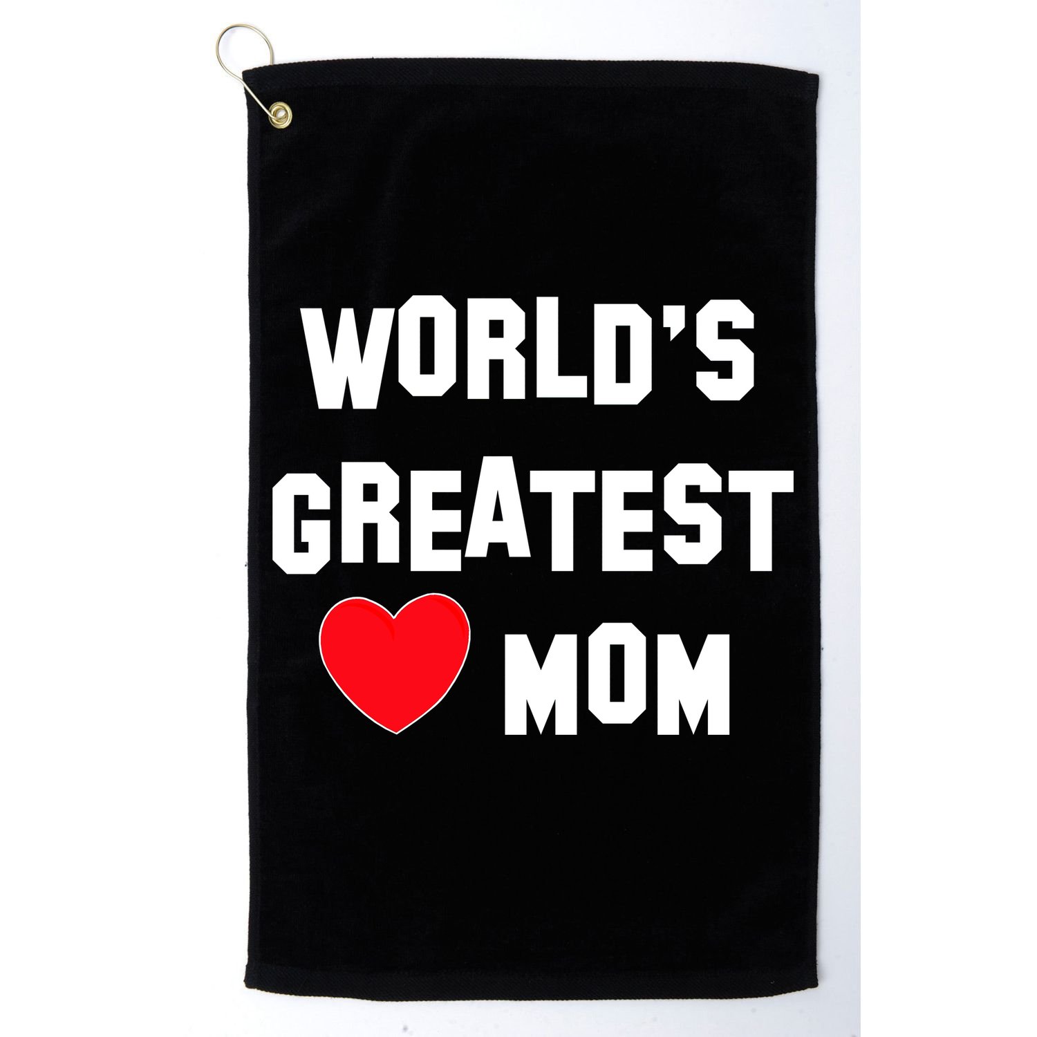 World's Greatest Mom Golf Towel