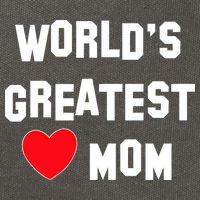 World's Greatest Mom Cotton Canvas Backpack