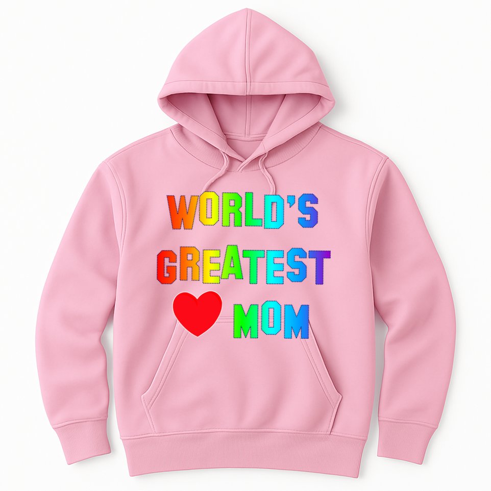 World's Greatest Mom Rainbow Hoodie