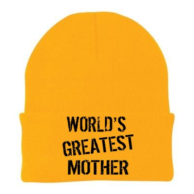 World's Greatest Mother Knit Cap Winter Beanie