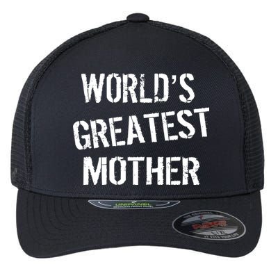 World's Greatest Mother Flexfit Unipanel Trucker Cap