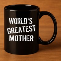 World's Greatest Mother 11oz C Handle Ceramic Mug