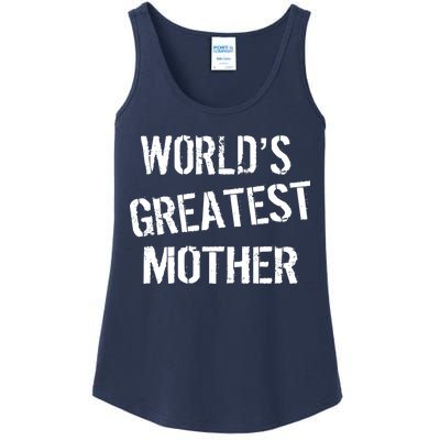 World's Greatest Mother Ladies Essential Tank