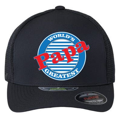 World's Greatest Papa Flexfit Unipanel Trucker Cap