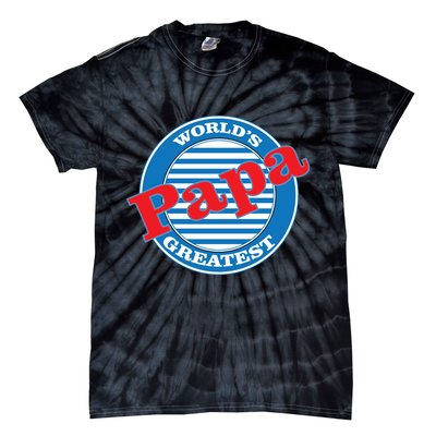 World's Greatest Papa Tie-Dye T-Shirt