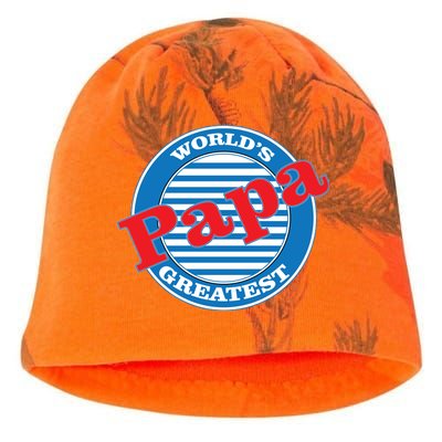 World's Greatest Papa Kati - Camo Knit Beanie