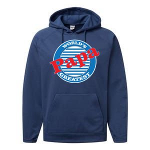 World's Greatest Papa Performance Fleece Hoodie