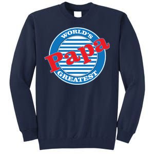 World's Greatest Papa Tall Sweatshirt