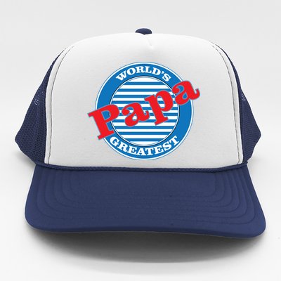 World's Greatest Papa Trucker Hat