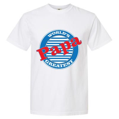 World's Greatest Papa Garment-Dyed Heavyweight T-Shirt