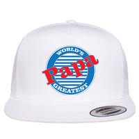 World's Greatest Papa Flat Bill Trucker Hat