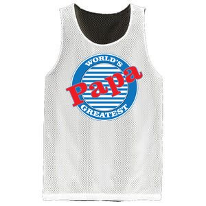 World's Greatest Papa Mesh Reversible Basketball Jersey Tank