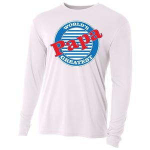 World's Greatest Papa Cooling Performance Long Sleeve Crew