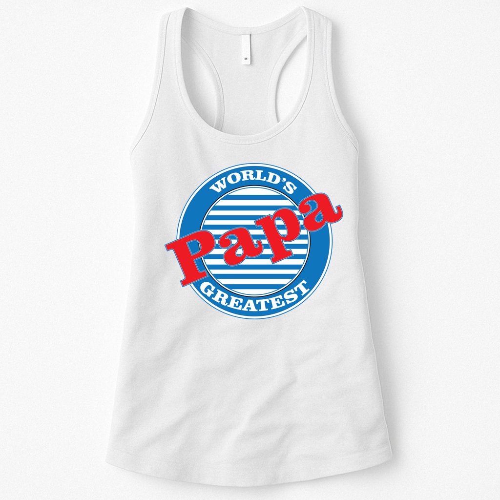 World's Greatest Papa Womens Tank Top