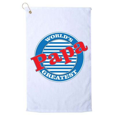 World's Greatest Papa Golf Towel