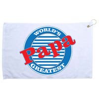 World's Greatest Papa Grommeted Golf Towel