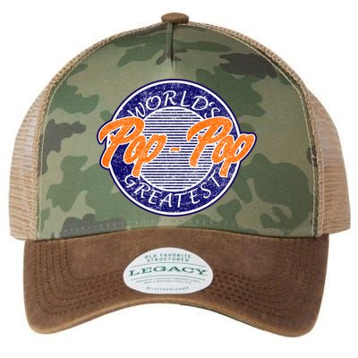 Worlds Greatest Pop-Pop Legacy Tie Dye Trucker Hat