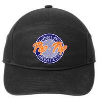 Worlds Greatest Pop-Pop 7-Panel Snapback Hat
