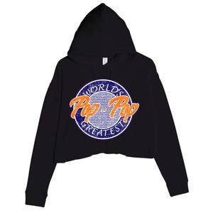 Worlds Greatest Pop-Pop Crop Fleece Hoodie