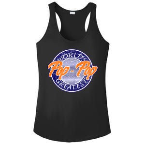 Worlds Greatest Pop-Pop Ladies PosiCharge Competitor Racerback Tank