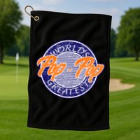 Worlds Greatest Pop-Pop Golf Towel