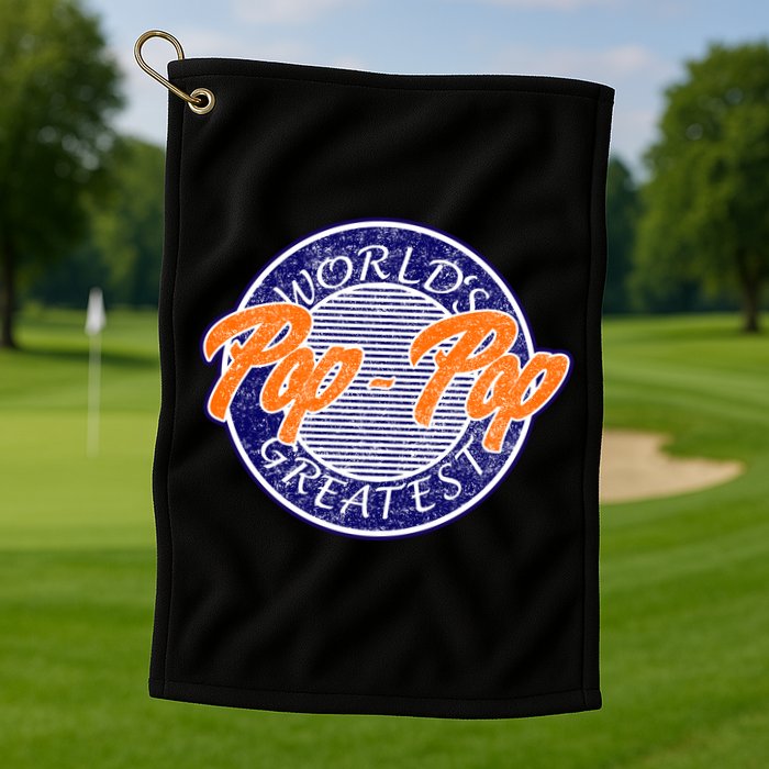 Worlds Greatest Pop-Pop Golf Towel