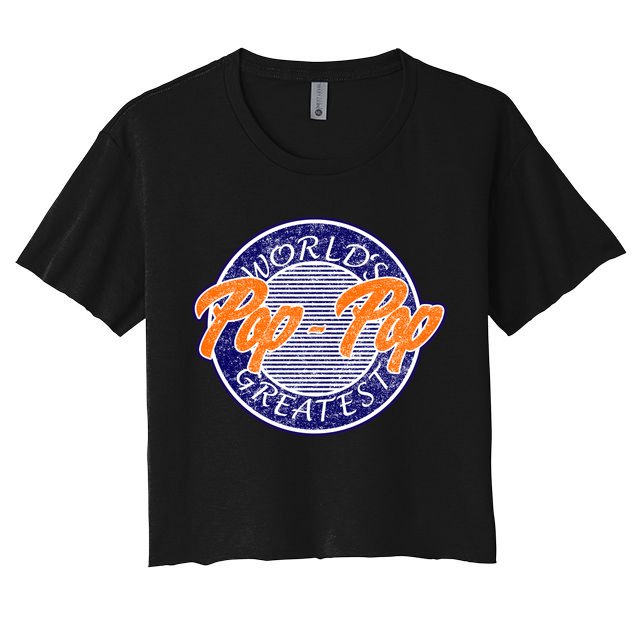 Worlds Greatest Pop-Pop Crop Top