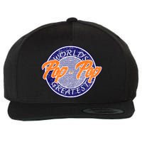 Worlds Greatest Pop-Pop Wool Snapback Cap