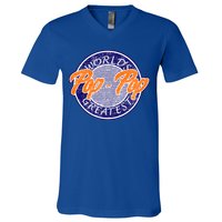 Worlds Greatest Pop-Pop V-Neck T-Shirt