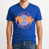 Worlds Greatest Pop-Pop V-Neck T-Shirt