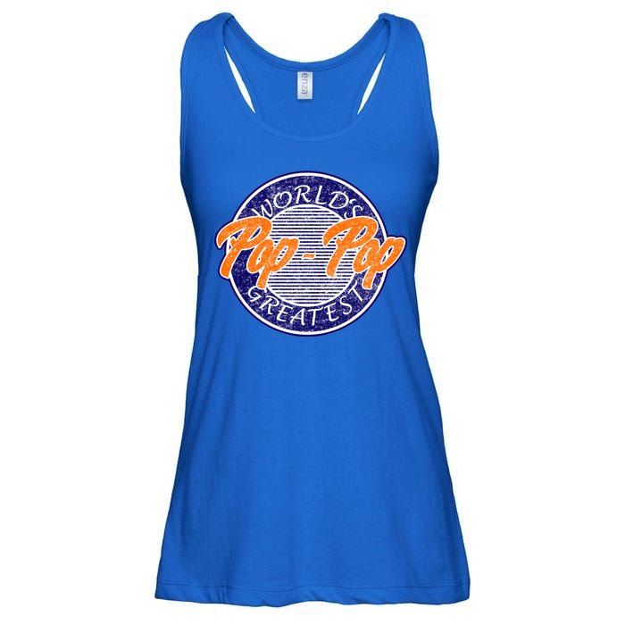 Worlds Greatest Pop-Pop Ladies Essential Flowy Tank