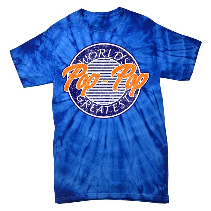 Worlds Greatest Pop-Pop Tie-Dye T-Shirt