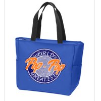 Worlds Greatest Pop-Pop Zip Tote Bag