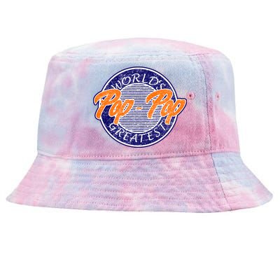 Worlds Greatest Pop-Pop Tie-Dyed Bucket Hat