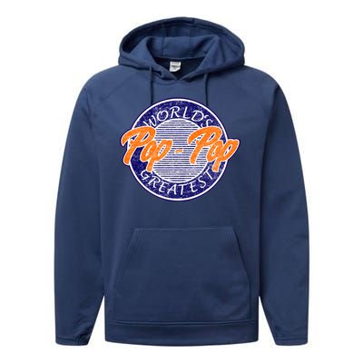 Worlds Greatest Pop-Pop Performance Fleece Hoodie