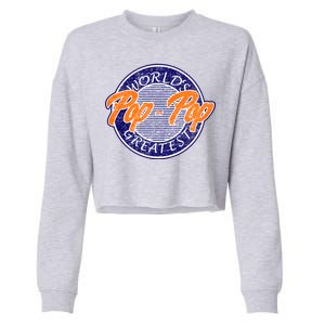 Worlds Greatest Pop-Pop Cropped Pullover Crew