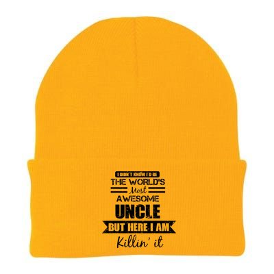 World's Most Awesome Uncle Knit Cap Winter Beanie