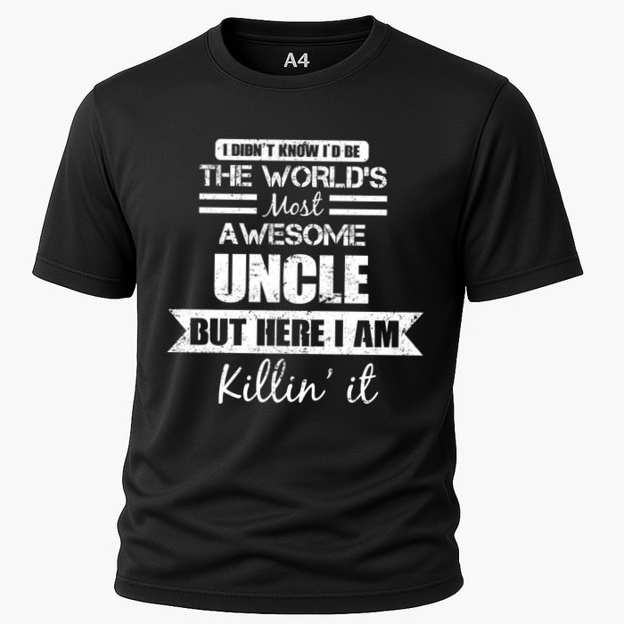 World's Most Awesome Uncle Cooling Performance Crew T-Shirt
