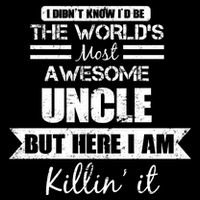 World's Most Awesome Uncle 16 in Basic Backpack
