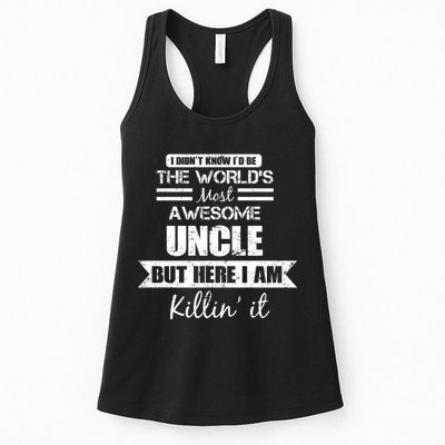 World's Most Awesome Uncle Womens Tank Top