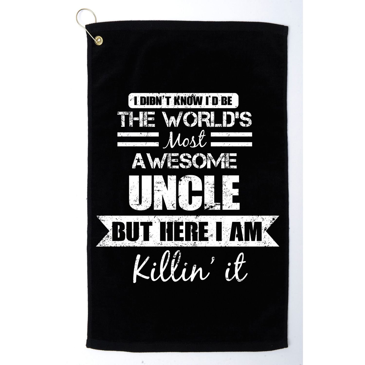 World's Most Awesome Uncle Golf Towel