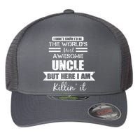 World's Most Awesome Uncle Flexfit Unipanel Trucker Cap