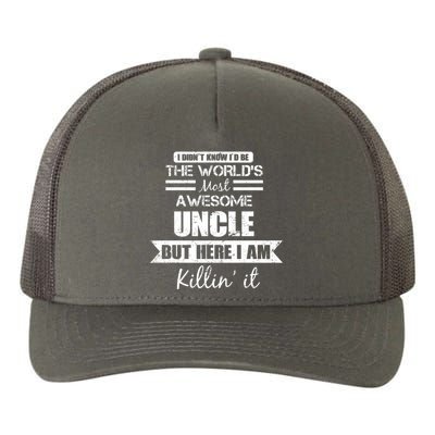 World's Most Awesome Uncle Yupoong Adult 5-Panel Trucker Hat