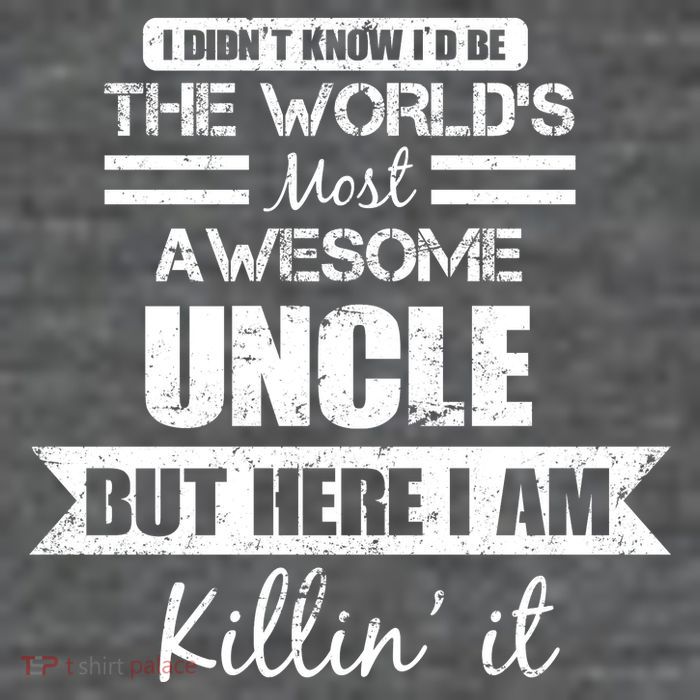 World's Most Awesome Uncle T-Shirt