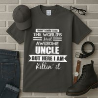 World's Most Awesome Uncle Tall T-Shirt